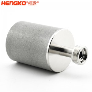 廠家定制不銹鋼粉末燒結氣泡石擴散器_孔隙均勻透氣性好用于水族館水培養(yǎng)殖