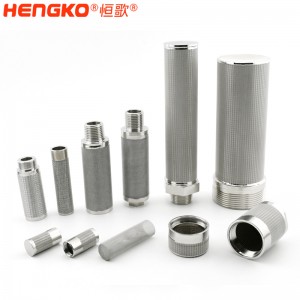 廠家生產滲透性好不銹鋼多孔多層網(wǎng)燒結濾芯過濾器