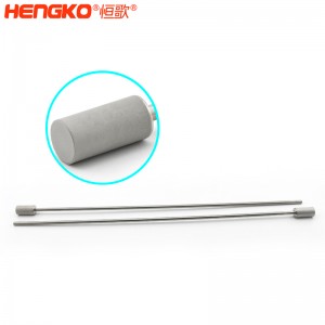 廠家批發(fā)316L不銹鋼長(zhǎng)桿不銹鋼曝氣頭耐腐蝕防塵，用于二氧化碳/氧氣擴(kuò)散