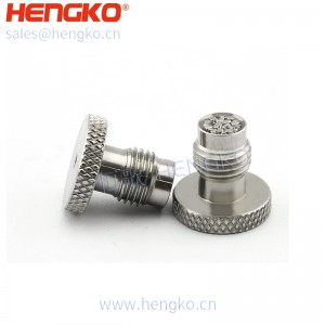 恒歌廠家直銷呼吸機過濾器不銹鋼燒結(jié)過濾片防塵耐腐蝕氣體凈化配件