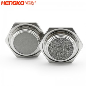 多層燒結(jié)不銹鋼呼吸回路細(xì)菌高流量無(wú)創(chuàng)呼吸機(jī)氧氣阻風(fēng)門濾片