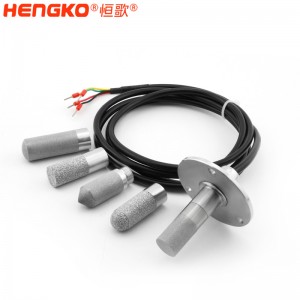 HT801p系列一體溫濕度探頭_法蘭盤(pán)安裝便捷高精度溫濕度傳感器探頭